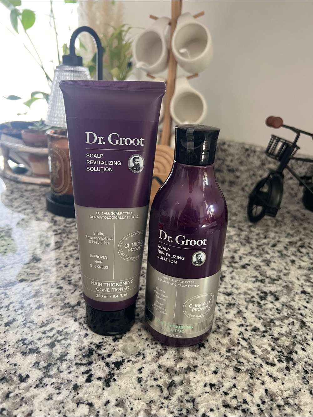 Scalp Revitalizing Solution Hair Thickening Set - Deep Purple